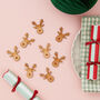 Christmas Rudolph Reindeer Wooden Table Confetti, thumbnail 1 of 5