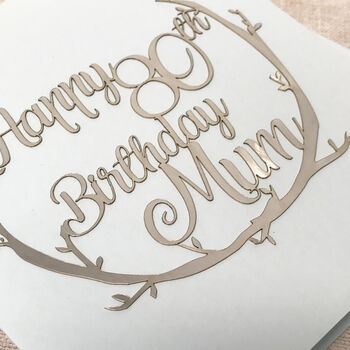 Personalised 80th Birthday Card For Mum, 7 of 12