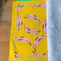 Personalised Kitchen Tea Towel African Inspired Print, thumbnail 4 of 9