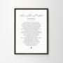 The One Personalised Poem Wedding Print, thumbnail 4 of 11