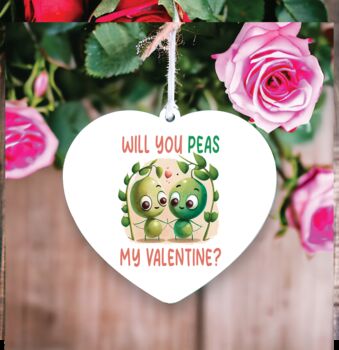 Funny Valentine's Day Peas Decoration, 2 of 2