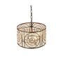 Four Light Sparkling Crystal Glass Statement Chandelier, thumbnail 8 of 10