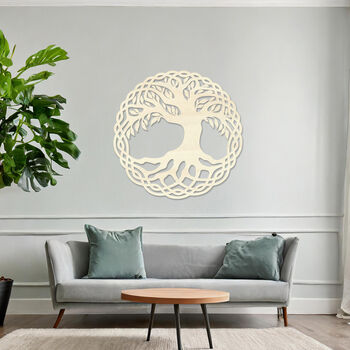 Handmade Tree Of Life Wooden Wall Art, 8 of 9