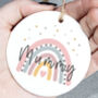 Personalised Rainbow Mummy Keepsake Ceramic Decoration, thumbnail 3 of 4