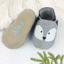 Personalised Husky Dog Baby Shoes, thumbnail 2 of 6