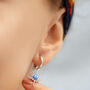 Blue Opal Northern Star Drop Earrings Sterling Silver, thumbnail 1 of 7