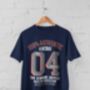 'Authentic Vintage 2004' 21st Birthday Gift T Shirt, thumbnail 4 of 8