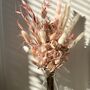 Blush Hydrangea Dried Flower Posy With Jar, thumbnail 1 of 10