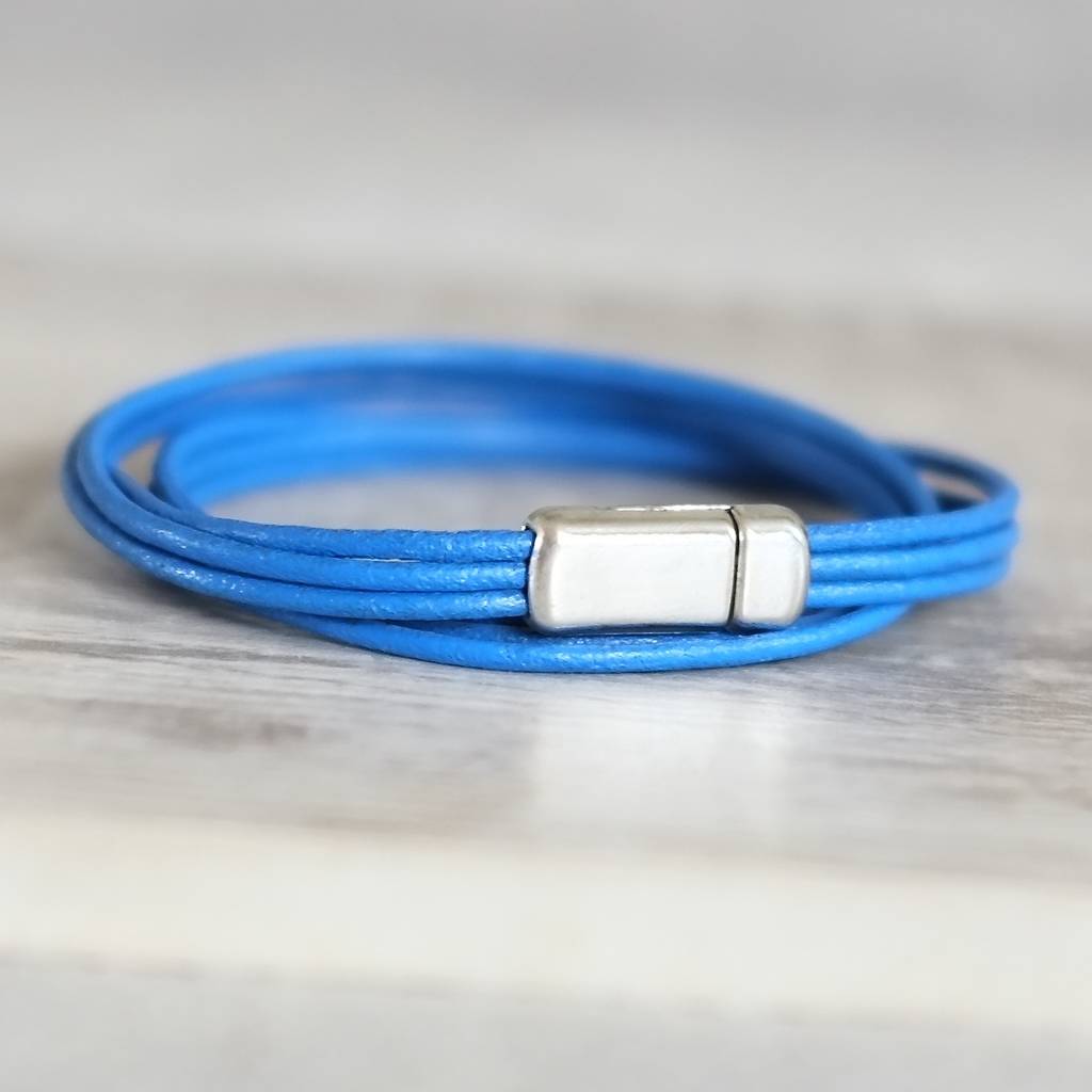 Leather Cord Wrap Bracelet By Gracie Collins | notonthehighstreet.com