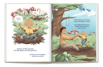 Personalised Children's Book, First Father's Day, Magical Moments With Daddy, 9 of 12