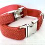 Bonfire Harris Tweed Dog Collar, thumbnail 4 of 4