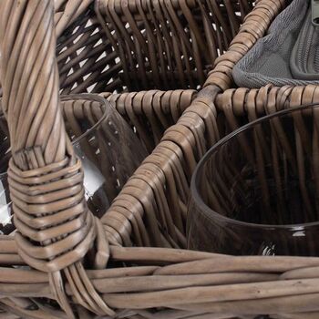 Personalised Gin Lover's Wicker Picnic Basket, 7 of 7