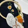 Floral Vine Up Cycled Clothing Embroidery Kit, thumbnail 2 of 8