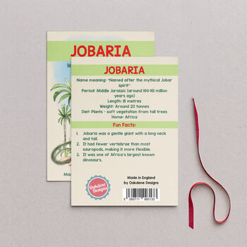 Wooden Jobaria Dinosaur Christmas Tree Decoration, 2 of 3