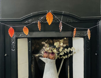 Fold Your Own Halloween Leaf Garland, 2 of 7