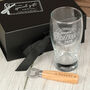 Personalised Officially Retired Retirement Pint Glass And Gift Set, thumbnail 6 of 7