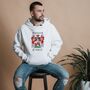 Personalised Hoodie With Large Coat Of Arms, thumbnail 7 of 7