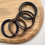 Men's Leather Double Wrap Plaited Bracelet, thumbnail 1 of 6