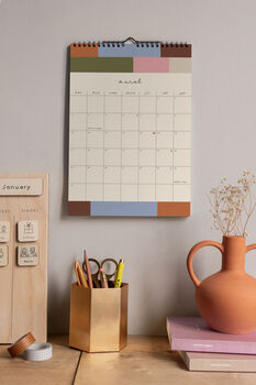 2025 Illustrated Graphic Patterned Wall Calendar, 10 of 12