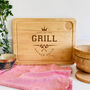 Personalised King Of The Grill Chopping Board Gift, thumbnail 1 of 5