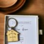 Personalised Our First Home Couple Keyring Set Gift, thumbnail 1 of 4