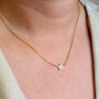 Sterling Silver Crystal Star Necklace, thumbnail 3 of 4