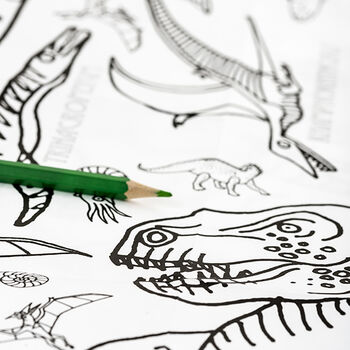 Giant Colouring Sheet Dinosaurs Personalise It, 2 of 5