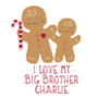 Personalised Gingerbread Sibling Baby Vest, thumbnail 5 of 5