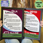 21 Years Of Being A Football Fan 21st Birthday Print Gift 50 Clubs Available, thumbnail 1 of 6
