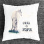 Personalised Horse Sketch Cushion Cover, thumbnail 2 of 4