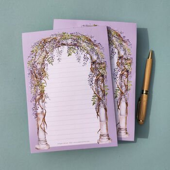 Wisteria Lilac A5 Notepad, 4 of 4