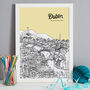 Personalised Dublin Print, thumbnail 7 of 10