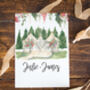 Watercolour Tipi And Wild Flowers Wedding Invitations, thumbnail 1 of 3