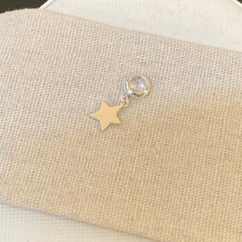 Sterling Silver Star Charm, 2 of 3