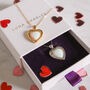 Cora Opal Heart Necklace, thumbnail 2 of 9