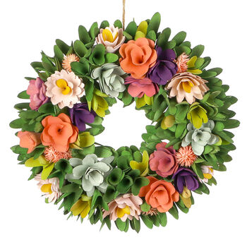 Luxury Lambeth Floral Spring Wreath, 2 of 8