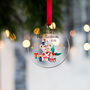 Personalised Baby Boy's First Christmas Bauble, thumbnail 7 of 7