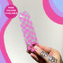 Checkerboard Clear Acrylic Bookmark Accessory, thumbnail 1 of 7