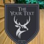 Stags Head Personalised Pub Sign/Bar Sign/Man Cave, thumbnail 4 of 8