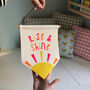 Rise And Shine Childrens Room Pennant Flag, thumbnail 2 of 3