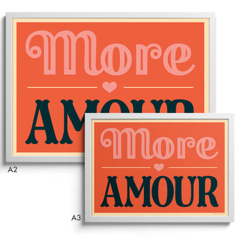 More Amour Giclée Print, 5 of 9