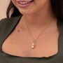 18ct Gold Hand And Pearl Charm Necklace, thumbnail 4 of 7