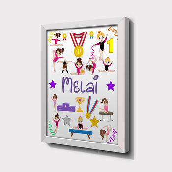 Gymnastic Name Art Print, 3 of 5