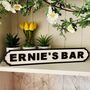 Pub / Bar Vintage Personalised Wooden Road Signs, thumbnail 7 of 11