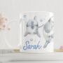 Personalised Dolphin Watercolour Name Mug With Dolphins, thumbnail 1 of 4