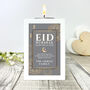 Personalised Eid Al Fitr White Tea Light Holder, thumbnail 5 of 10