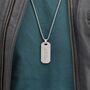 Personalised Men's Dog Tag Necklace, thumbnail 5 of 9