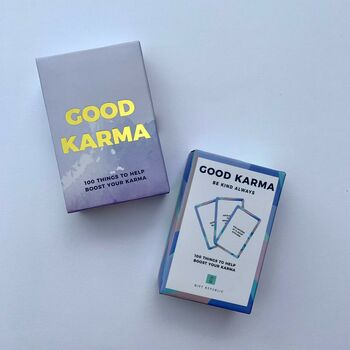 100 'Ways To Boost Your Karma' Cards, 4 of 4