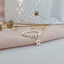 Sterling Silver Star Charm Stacking Stretch Bead Ring, thumbnail 3 of 7