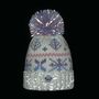 Pastal Ice Crystal Nordic Reflective Super Bobble, thumbnail 2 of 5